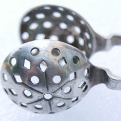 Vintage Tea Bag Squeezers, Silver Plate, Tea Bag Tongs