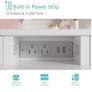 White Makeup Vanity Desk with Mirror and Lights, Vanity Set with Chair, Make Up Dresser Table with Drawers and UK Power Outlet for Girls Bedroom Small Space Image 4