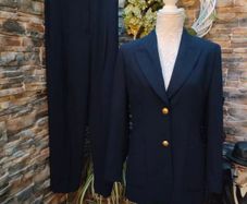 Vintage Betty Barclay Navy Power Business suit or Occasion size small