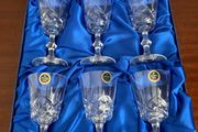Cavan Crystal 6 x Wine Glasses in presentation box