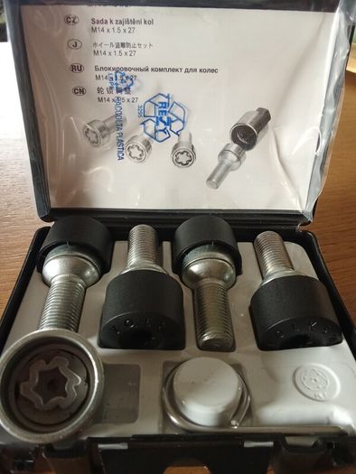 Genuine VW Audi Wheels lock nuts.