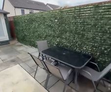garden table and chairs