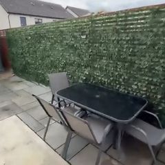 garden table and chairs