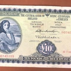 Irish Ten Pound Lavery Note