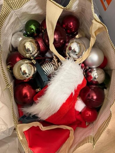 christmas tree and decorations