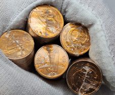 Ireland 1971 1/2p Half Penny Coin Roll Original Sealed