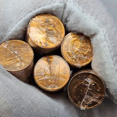 Ireland 1971 1/2p Half Penny Coin Roll Original Sealed
