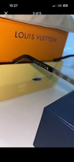 Silver lv Louis Vuitton glasses/sunglasses