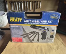 Power Craft Air Chisel Kit Boxed used Once or Twice