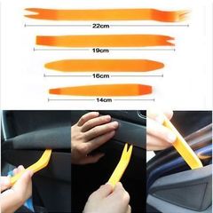 4PCS Car Door Trim Panel Dash Stereo Radio Installer Removal Pry Tools Plastic