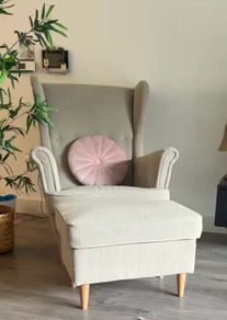 IKEA Arm chair & footstool