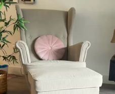 IKEA Arm chair & footstool
