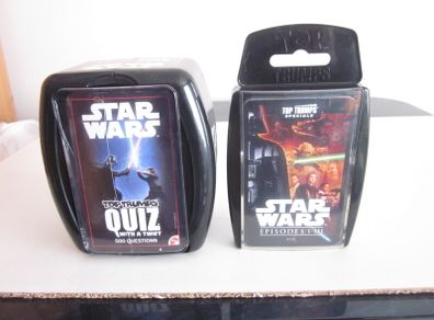 2 Star Wars Top Trumps Quiz&Card Games