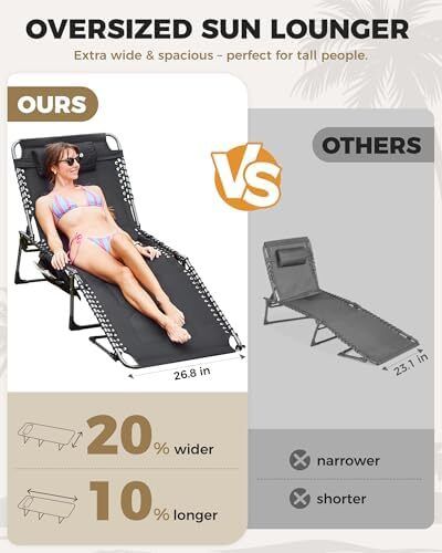Padded Sun Loungers