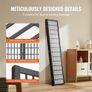 Room Divider, 4 Panel Japanese Room Divider, Wood Folding Privacy Screen Indoor, Japanese Partition Dividers Portable Decoration Screens, for Room Separation Home Office Restaurant & Bedroom Image 4