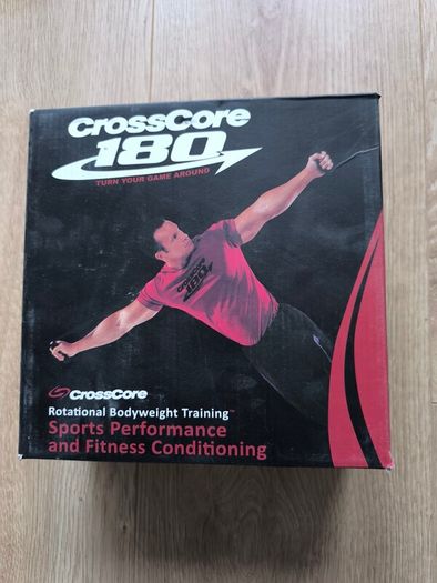 Brand New CrossCore Sling Trainer Bodyweight Fitness Resistance Straps Trainer DVD and Exercise Guide Book bodyweight training system