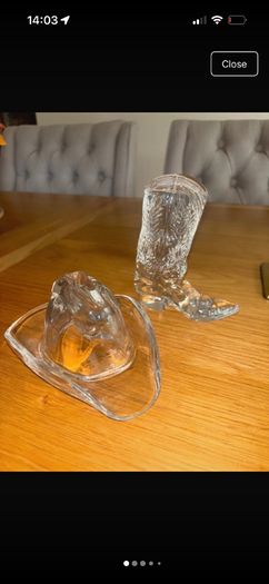 Rare Ralph Lauren Vintage Cowboy Boot and Hat Paper Weights