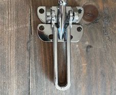 door latch - polished chrome - brand new never used