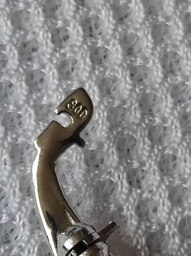 Silver 800 vintage brooch