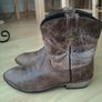 Cowboy Leather Boots Size Uk 6 Image 6