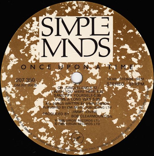 Simple Minds   Once Upon A Time