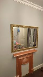 gold framed mirror