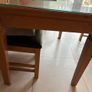 Solid Oak Kitchen Table & Chairs Image 5