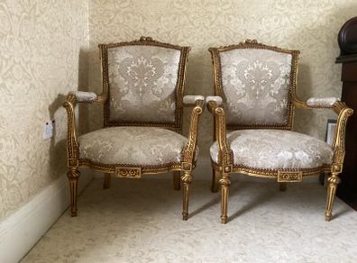 Louis XVI Style Armchairs
