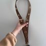 Maje Brown Suede Leather Bag Strap Image 2