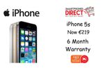 Apple iPhone 5s Silver, Gold & Space Gray - 16GB - Unlocked - Warranty