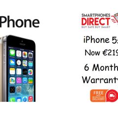 Apple iPhone 5s Silver, Gold & Space Gray - 16GB - Unlocked - Warranty