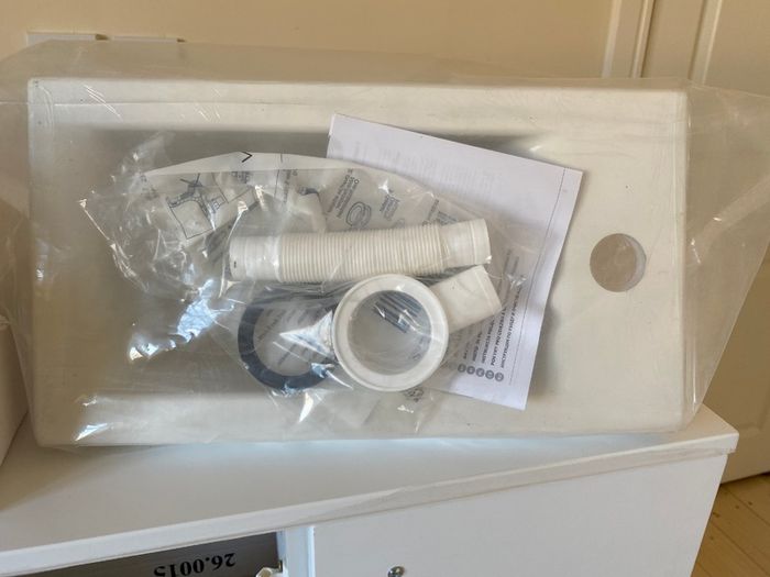 Bathroom sink unit and toilet pan