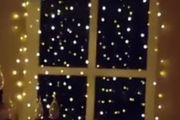 solar curtain lights
