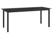 Garden Table Anthracite 190x90x74 cm Aluminium and Glass