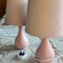 Pink Table Lamps Bed Side Pink 35 cm Image 2