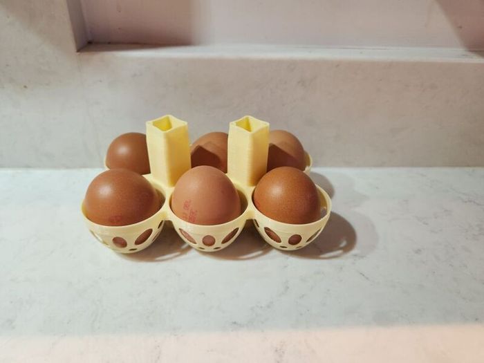 egg rack stackable 3d printed