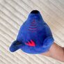 Miniso Life Sitting Cat Blue Plush Stuffed Animal approx. 28 cm. Please see photos Image 6