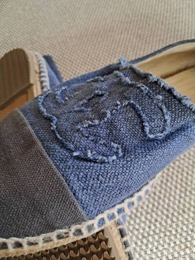 Chanel denim espadrilles