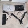 Complete desktop setup- 2 desktops, arm that holds 2 desktops and accessories. Image 9