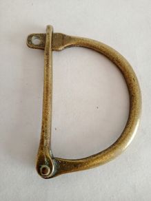 WW2 British Army Brass Kit Bag D Lock