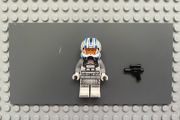 lego Star Wars sw1401 Clone Trooper Pilot Captain Jag (Phase 2) minifigure- Light Bluish Gray Arms
