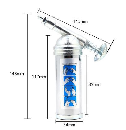 BRAND NEW 80cc Capacity 1000psi Mini Multi Grease Gun Single Hand Pump Operation Tool Hose High Pressure Oiler