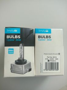 D1s gas discharge bulb x2