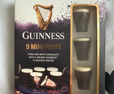 guinness 9 mini pints chocolate