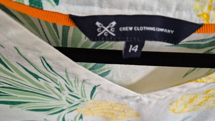 Linen top by Crew Clothing, 14
