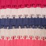 Minus Open-Knit Multi-Colour Beige Pink Blue Striped Crew Neck Jumper Sweater Size M Image 3