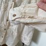 Cream cotton Zara blouse Size 10/12 Image 6
