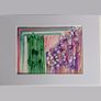 Original art Giants Causeway Ireland Drawing contemporary Irish Art abstract painting Image 5