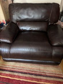 1 seater electric leather recliner