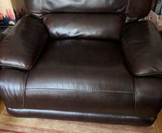 1 seater electric leather recliner